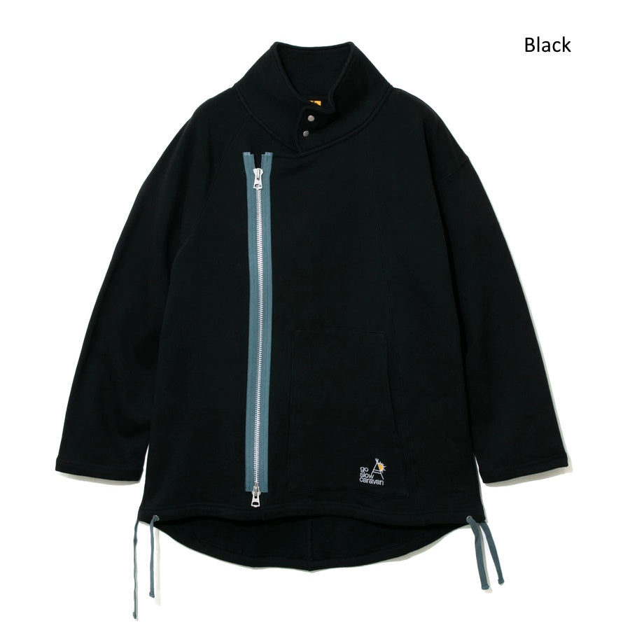 go slow caravan ゴースローキャラバン 空紡糸裏毛 BIG ZIP スタンドジャケット (MENS/WOMENS) 秋冬 メンズ レディース
