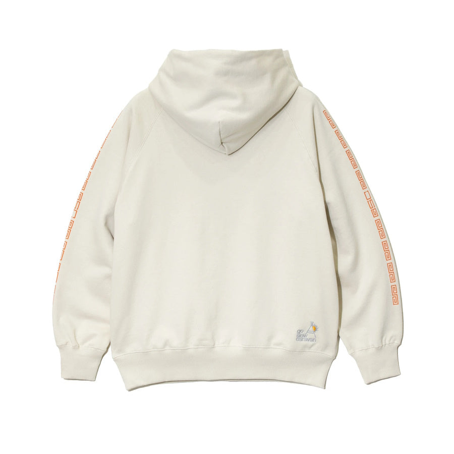 go slow caravan ゴースローキャラバン 空紡糸裏毛 中華そば猫 プルパーカー (MENS/WOMENS) メンズ レディース 秋冬