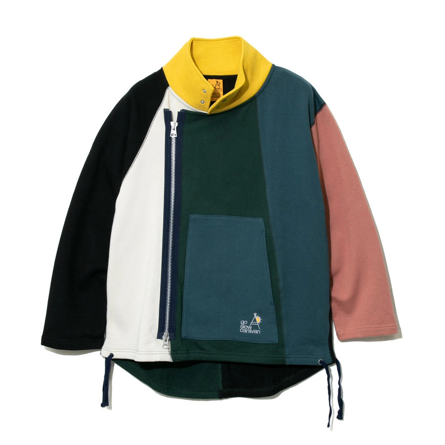 go slow caravan ゴースローキャラバン 空紡糸裏毛 BIG ZIP スタンドジャケット (MENS/WOMENS) 秋冬 メンズ レディース CRAZY
