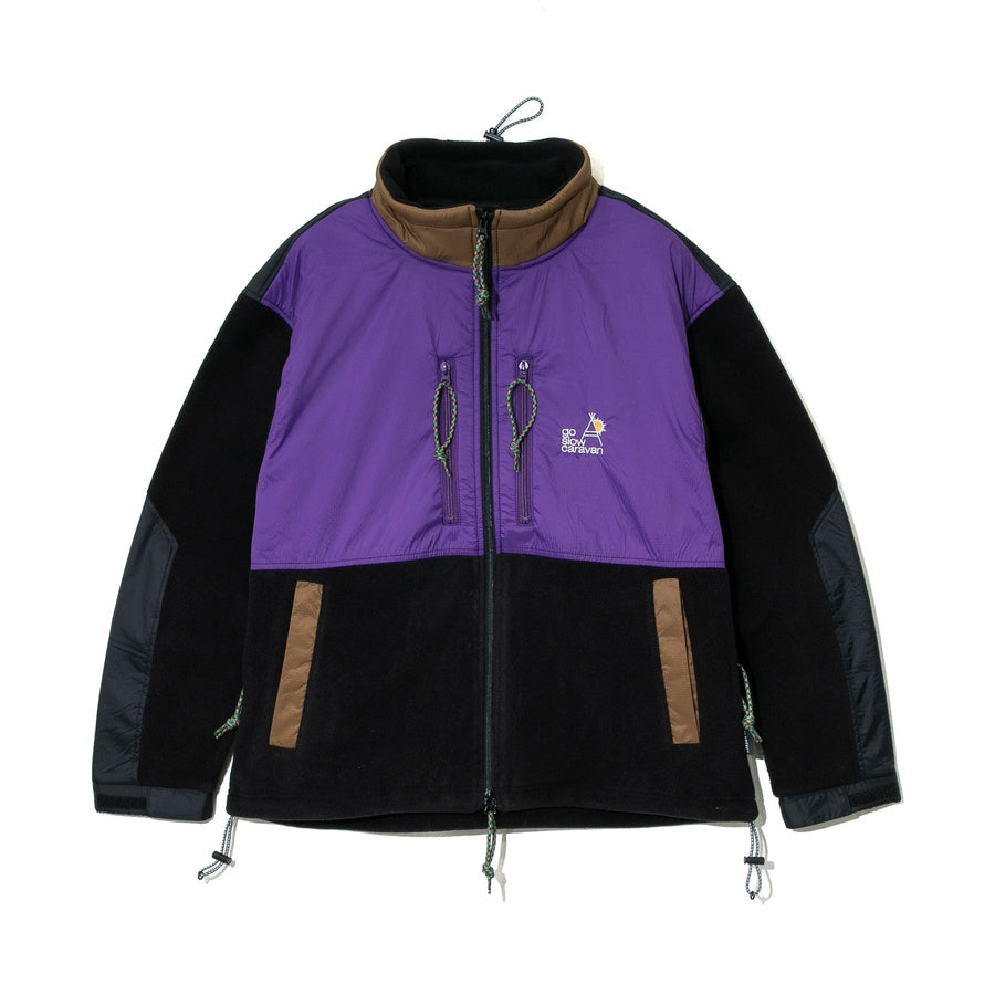 go slow caravan ゴースローキャラバン POLARTECフリーストレッキングブルゾン (MENS) 秋冬 メンズ レディース アウター BLACK