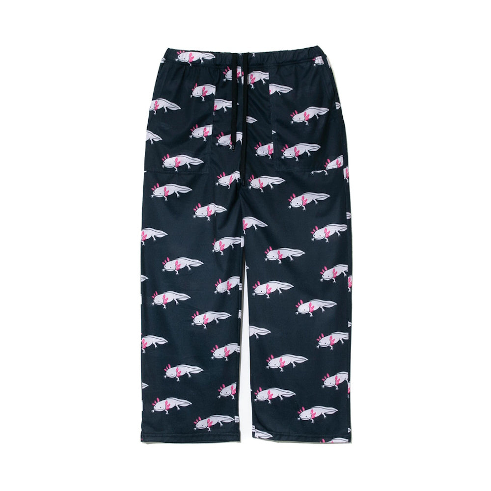 go slow caravan ゴースローキャラバン ガラガライージーパンツ (WOMENS) レディースパンツ ウーパールーパー イージーパンツ BLACK
