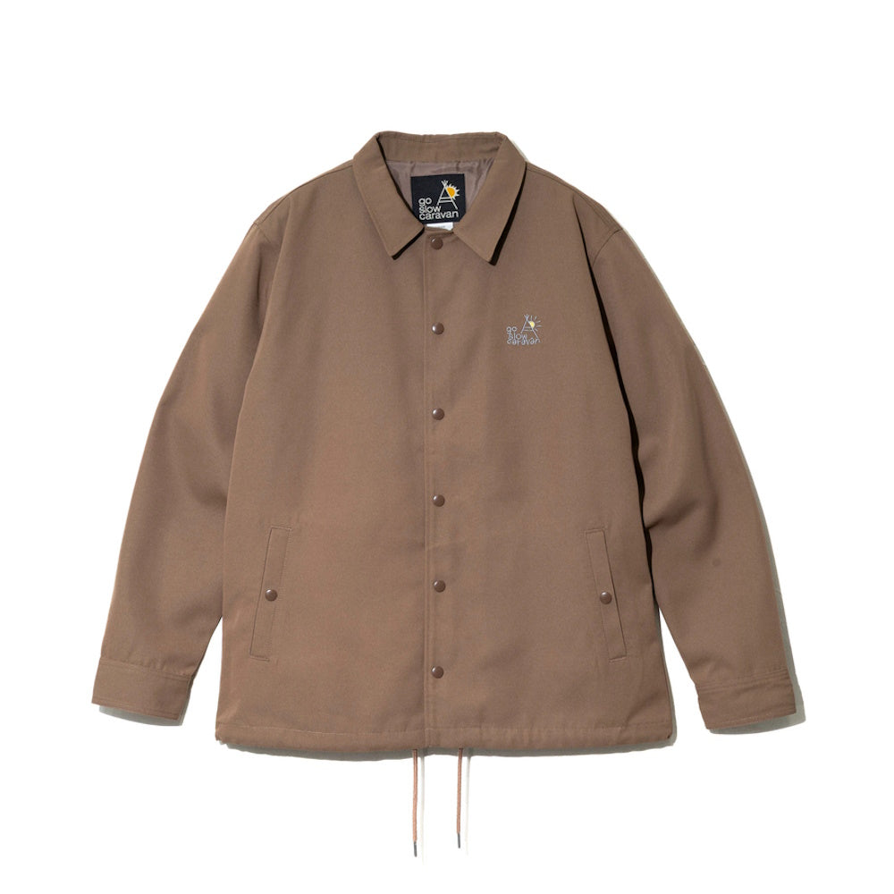 go slow caravan ゴースローキャラバン T/CキャンバスワッペンコーチJKT (MENS) 秋冬