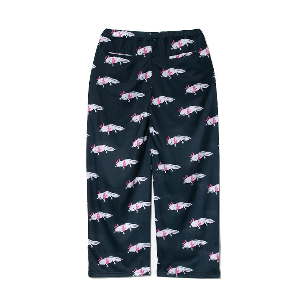 go slow caravan ゴースローキャラバン ガラガライージーパンツ (WOMENS) レディースパンツ ウーパールーパー イージーパンツ BLACK