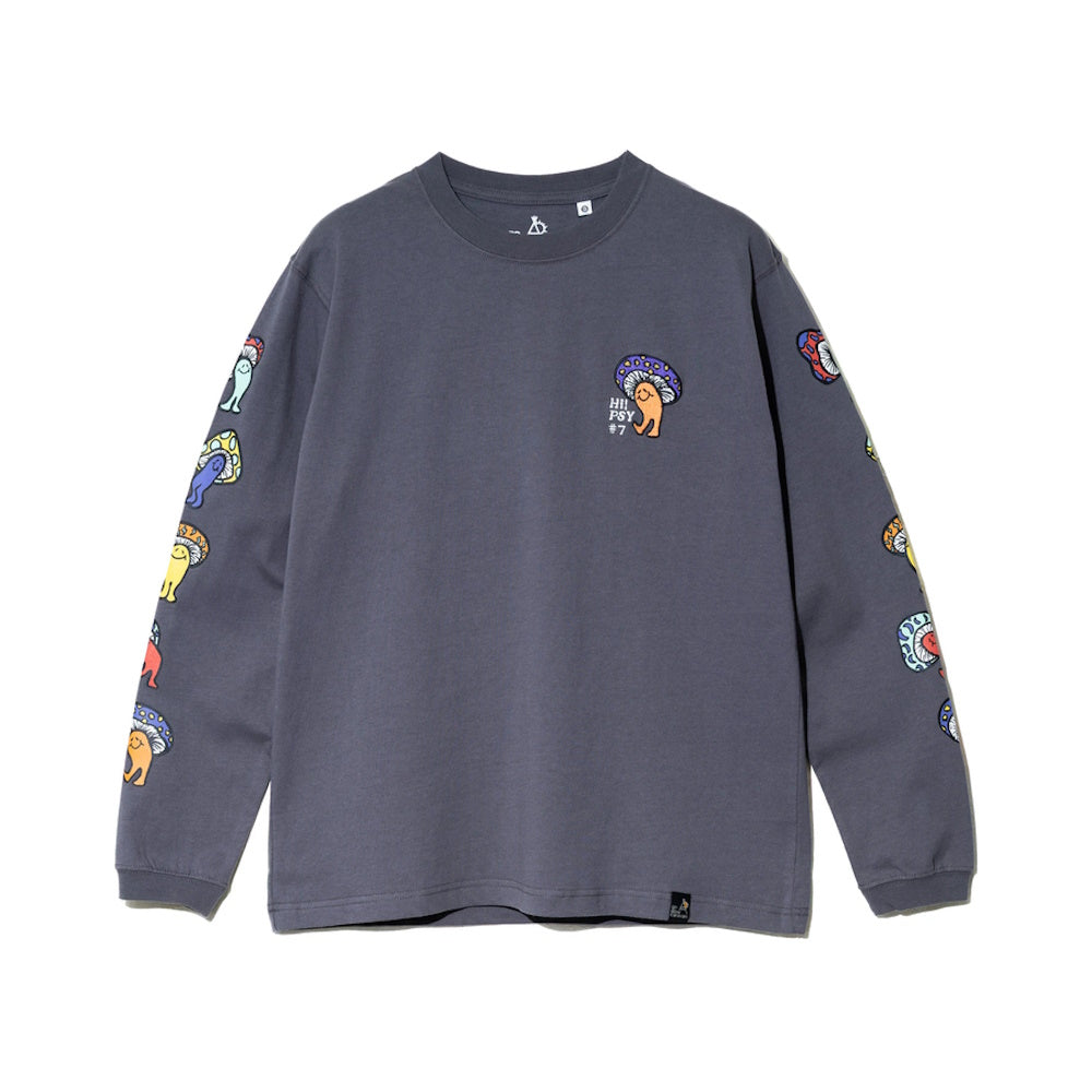 go slow caravan ゴースローキャラバン USA/C Hi!PSY!キノコ ロングスリーブ TEE (MENS)