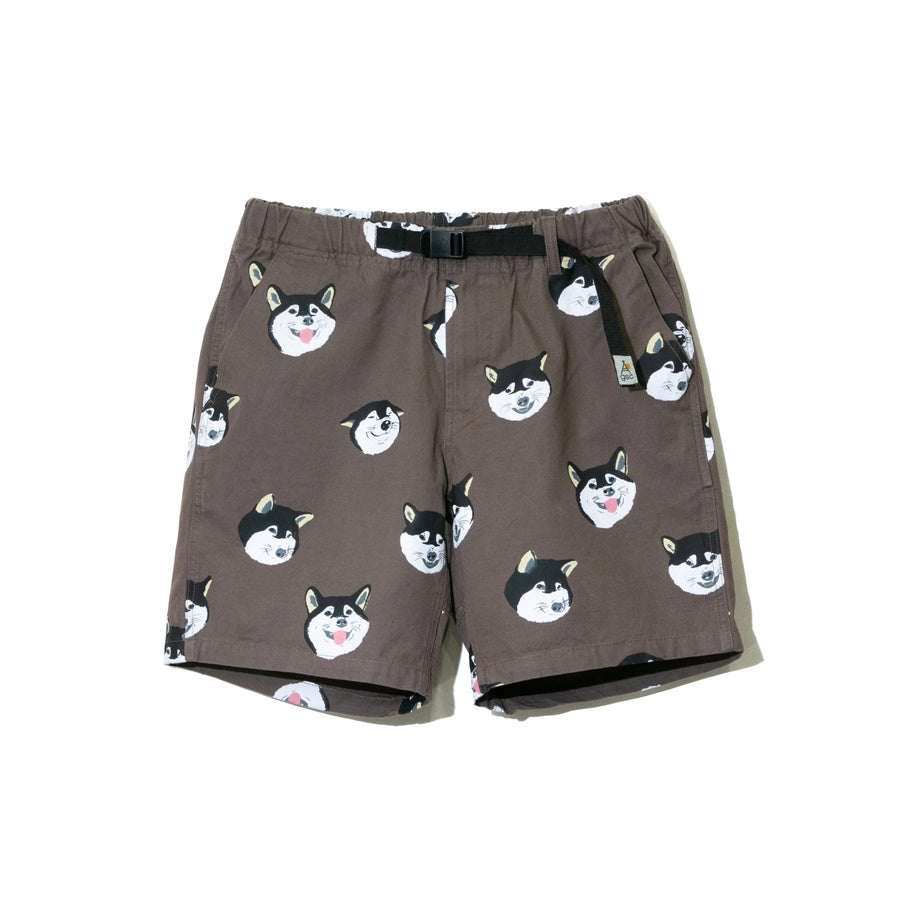 go slow caravan ゴースローキャラバン キャンバス総柄プリントイージーショーツ (MENS/WOMENS) メンズ レディース 柴犬 ショーツ 春夏