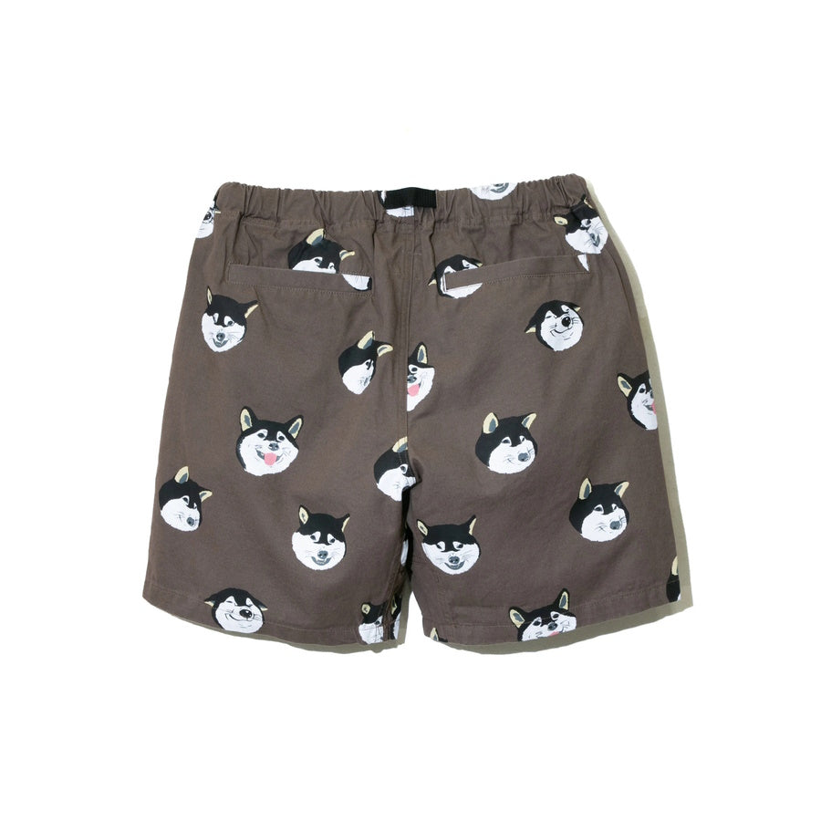 go slow caravan ゴースローキャラバン キャンバス総柄プリントイージーショーツ (MENS/WOMENS) メンズ レディース 柴犬 ショーツ 春夏