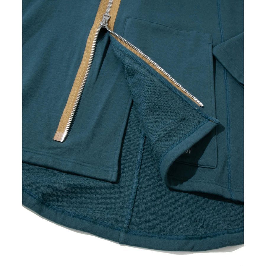 go slow caravan ゴースローキャラバン 空紡糸裏毛 BIG ZIP スタンドジャケット (MENS/WOMENS) 秋冬 メンズ レディース