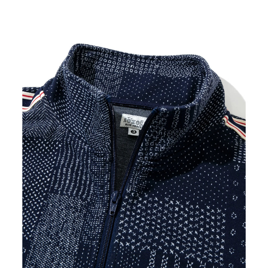 AOZORA アオゾラ 刺し子カットJQトラックジャケット (MENS)