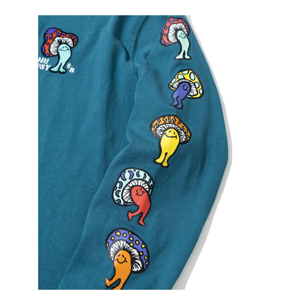 go slow caravan ゴースローキャラバン USA/C Hi!PSY!キノコ ロングスリーブ TEE (MENS)