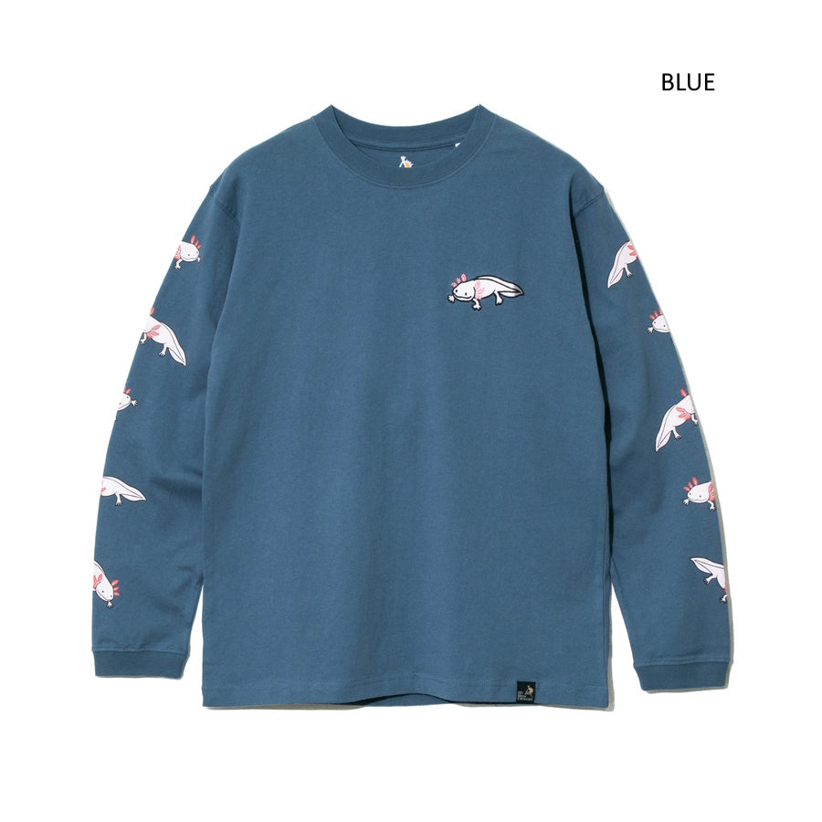 go slow caravan ゴースローキャラバン USA/C ウーパールーパーロングスリーブTEE (MENS/WOMENS) メンズ レディース