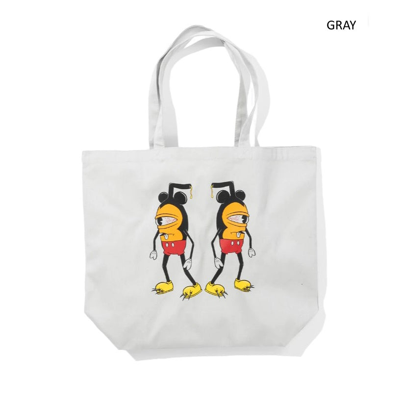 TOY MACHINE トイマシーン W MOUSEKATER CANVAS TOTE BAG トートバッグ