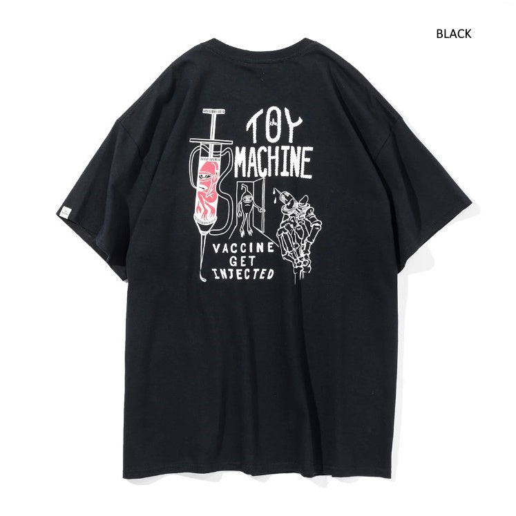 TOY MACHINE トイマシーン VACCINE GET INJECTED SS TEE 春夏 メンズ