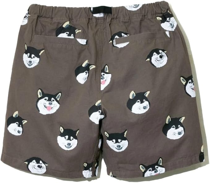 go slow caravan ゴースローキャラバン キャンバス総柄プリントイージーショーツ (MENS/WOMENS) メンズ レディース 柴犬 ショーツ 春夏 サイズS