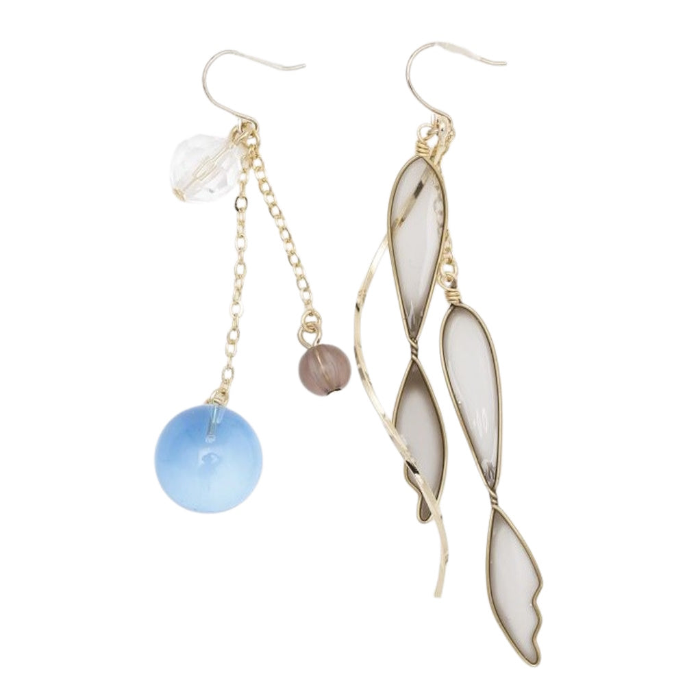 チャイハネ・amina 倭物や カヤ クリックポスト発送!遊々金魚ピアス フックピアス