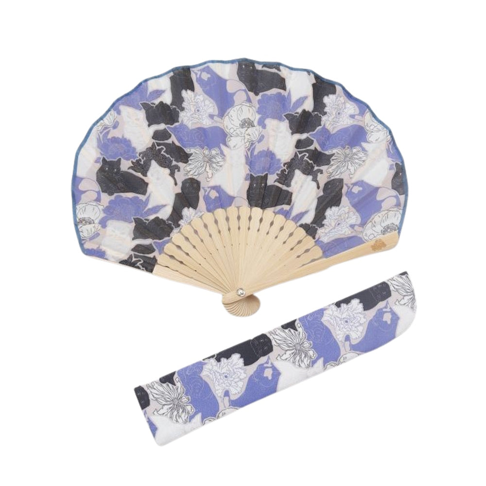 倭物や カヤ 猫花扇子