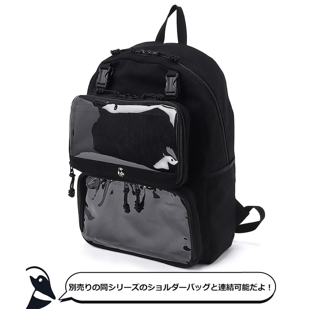 CHUMS チャムス クリアポケットショルダーバッグスウェット(ショルダーバッグ)Clear Pocket Shoulder Bag Sweat