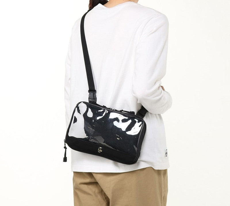 CHUMS チャムス クリアポケットショルダーバッグスウェット(ショルダーバッグ)Clear Pocket Shoulder Bag Sweat