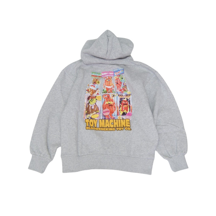 TOY MACHINE トイマシーンTOY MACHINE DOLLS SWEAT PARKA グレー