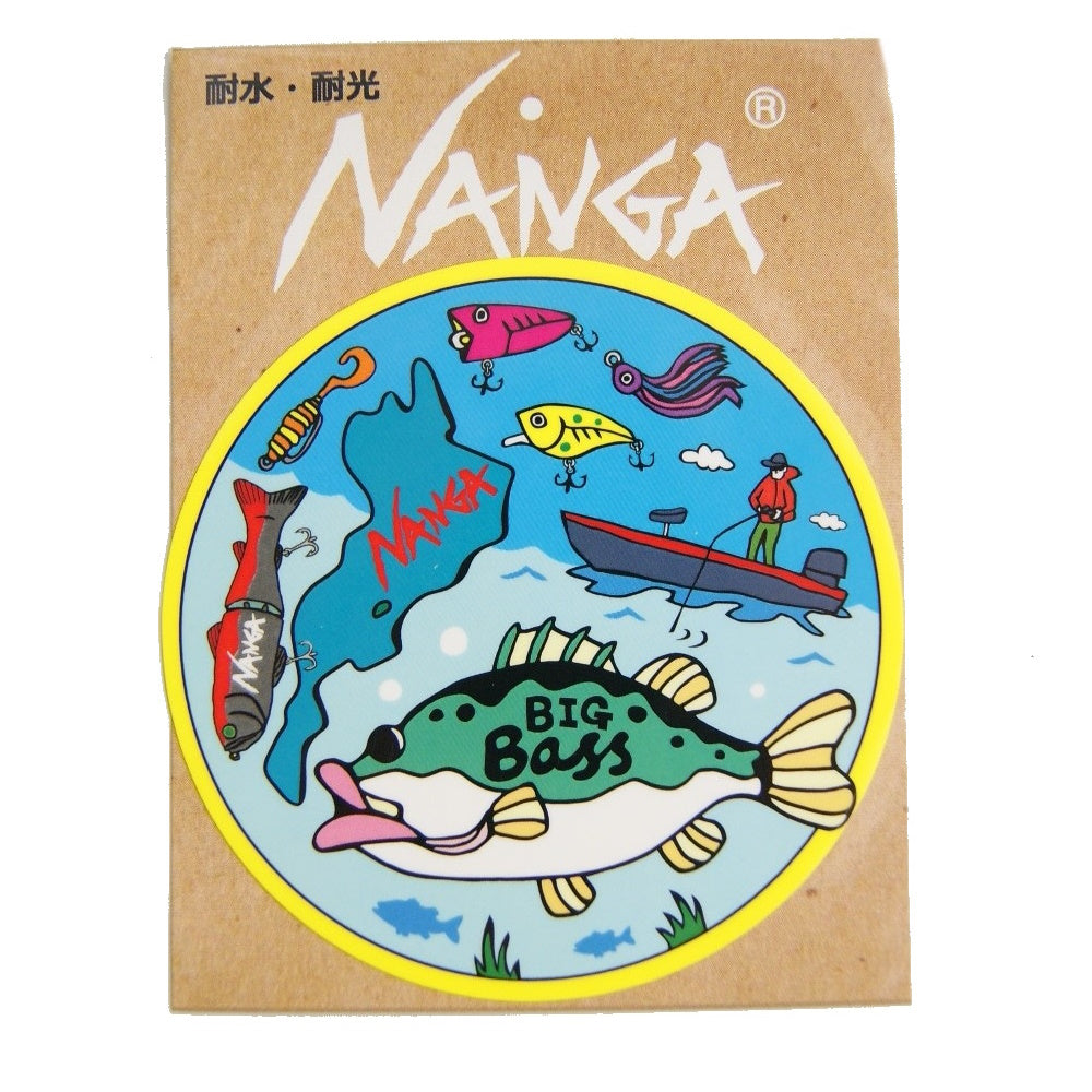 NANGA ナンガ NANGA×USHIODA HIROAKI STICKER ナンガ×ウシオダヒロアキ ステッカー
