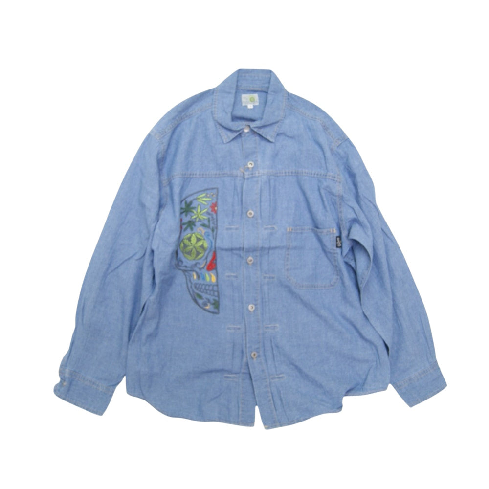 GOHEMP ゴーヘンプ PLEATS WORK SHIRTS GHS3134SKL