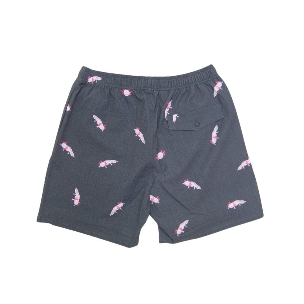 go slow caravan ゴースローキャラバン ストレッチサッカー総柄プリントイージーショーツ (MENS)