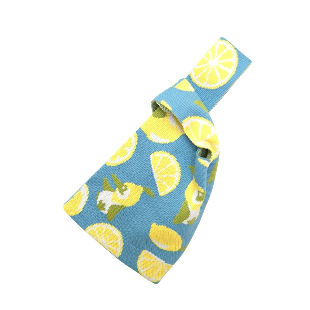 CHUMS チャムス Jacquard Knit Mini Tote Bag CHUMS Lemon