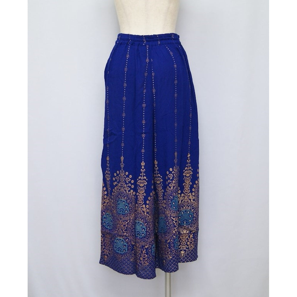 チャイハネ・アミナコレクション ヨウエンパンツ インド エスニック 春夏 ブルー