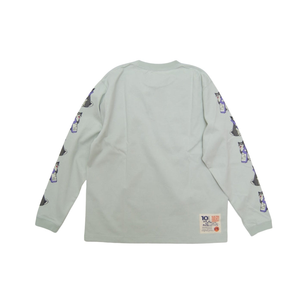 go slow caravan ゴースローキャラバン 超ヘビーUSA/C 柴犬と晩酌ロングスリーブ TEE (MENS/WOMENS) 秋冬 メンズ レディース