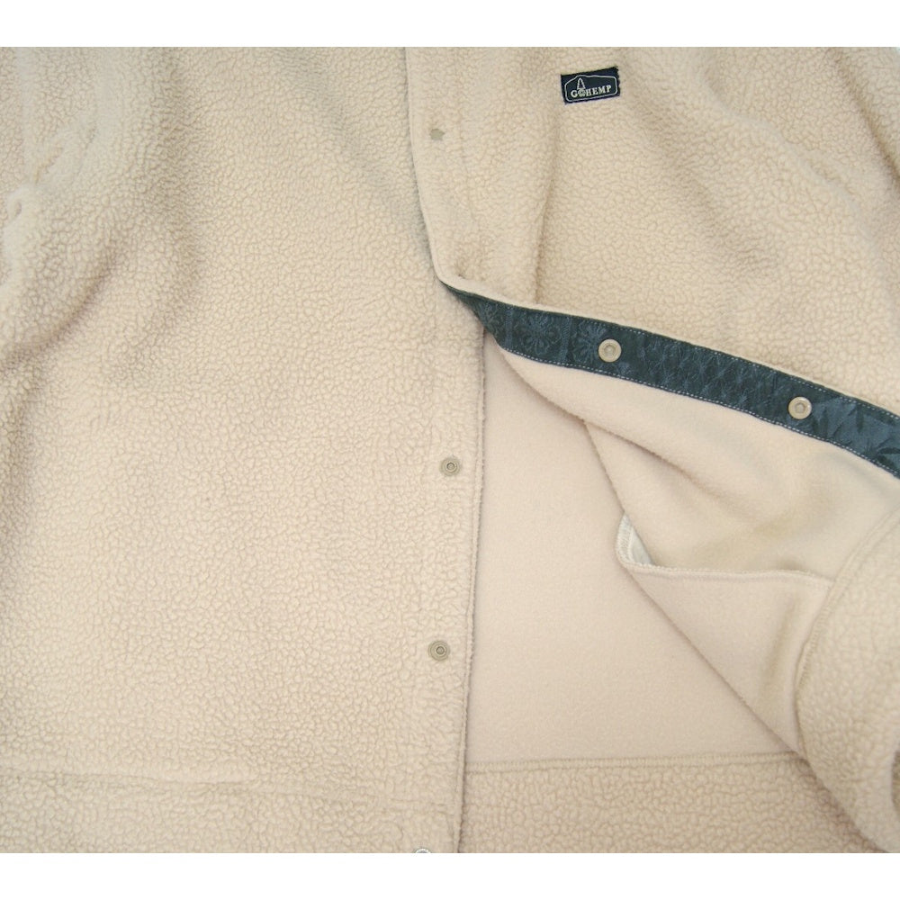 GOHEMP ゴーヘンプ NO COLLAR SHIRTS ノーカラーシャツジャケット GHC9142BSI