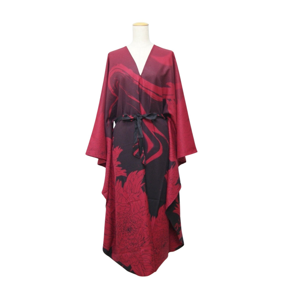 倭物やカヤ 花墨ワンピース RD ENJI 76L-6105 – Short squeeze