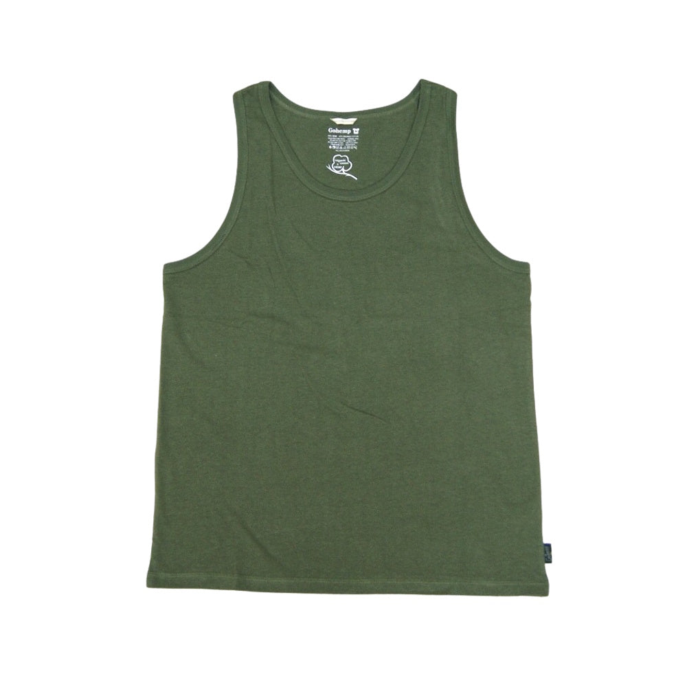 ヘンプ&オーガニックコットン GO HEMP ゴーヘンプタンクトップ メンズ FINE DAY TANK TOP / H/OC JERSEY メンズM メンズL ファインデイタンクトップ