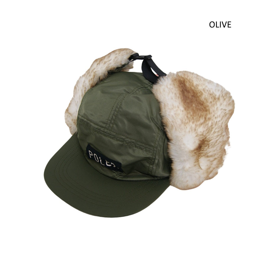 POLeR ポーラー FLIGHT NYLON FUR FLAP CAP 秋冬 アウトドア
