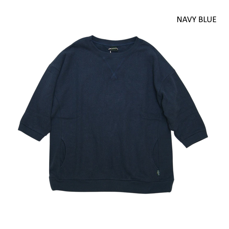 GOHEMP ゴーヘンプ THREE QUARTER SL CREW メンズ 秋冬 スウェット シンプル ビッグシルエット