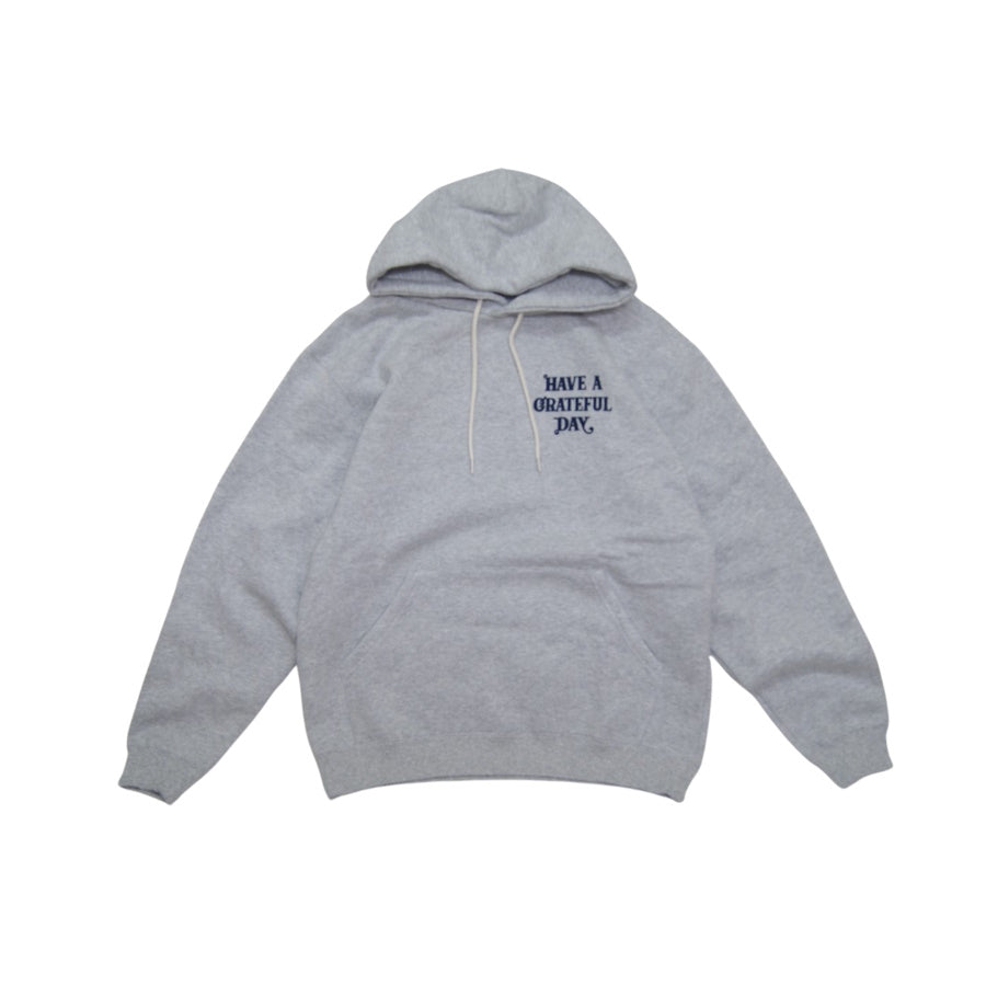 HAVE A GRATEFUL DAY HOODIE SWEATSHIRT -GRATEFUL ME GOHEMP ゴーヘンプ パーカー スウェット 秋冬 厚手 裏起毛