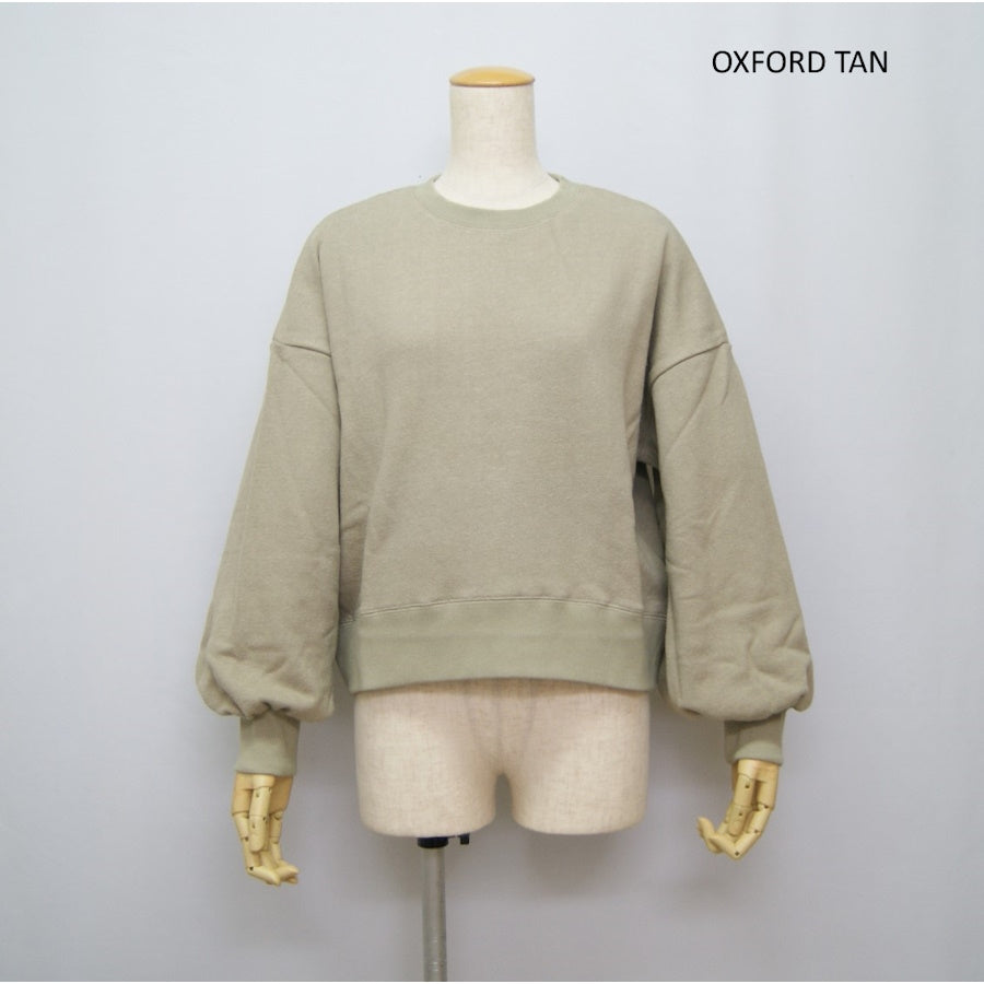 GOHEMP ゴーヘンプ RECTANGLE CREW レディース 秋冬 スウェット シンプル パフスリーブ