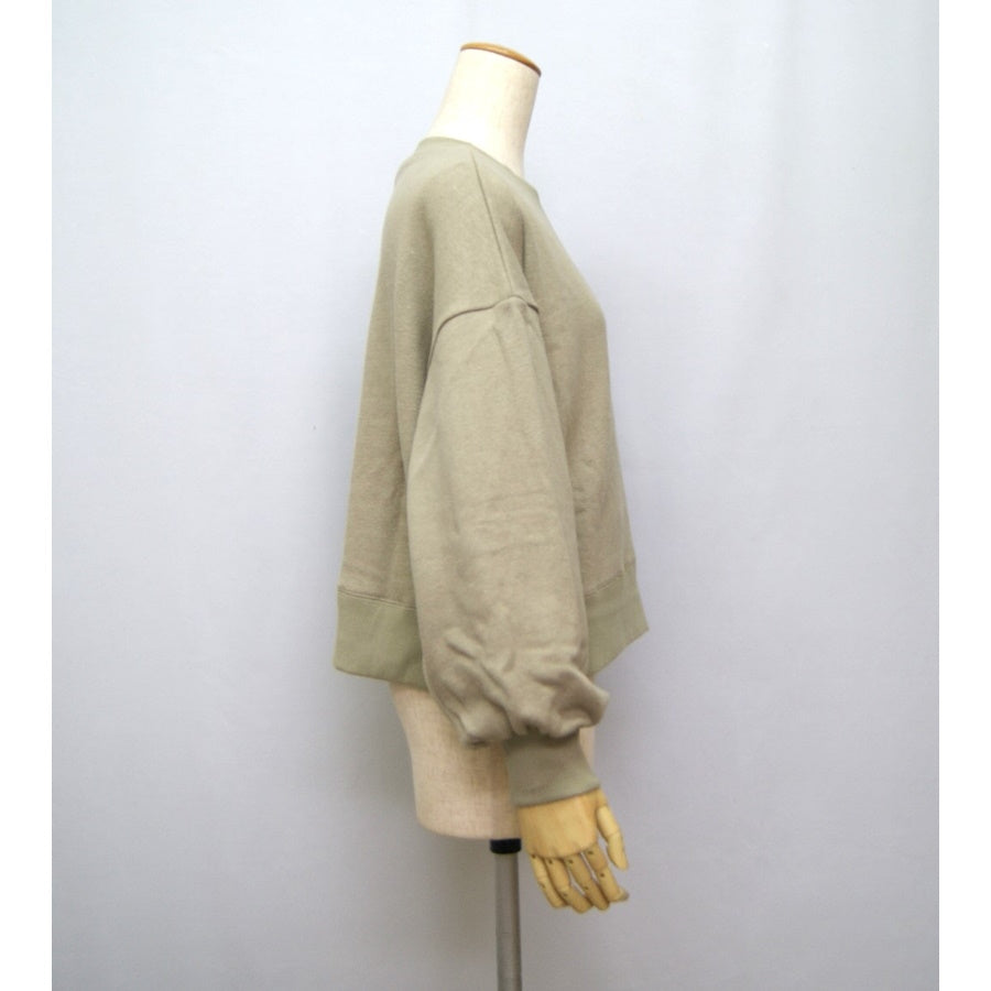 GOHEMP ゴーヘンプ RECTANGLE CREW レディース 秋冬 スウェット シンプル パフスリーブ