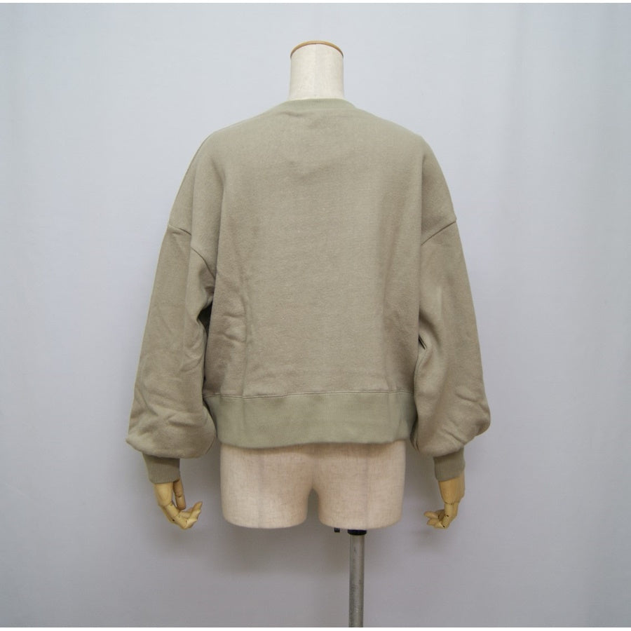 GOHEMP ゴーヘンプ RECTANGLE CREW レディース 秋冬 スウェット シンプル パフスリーブ