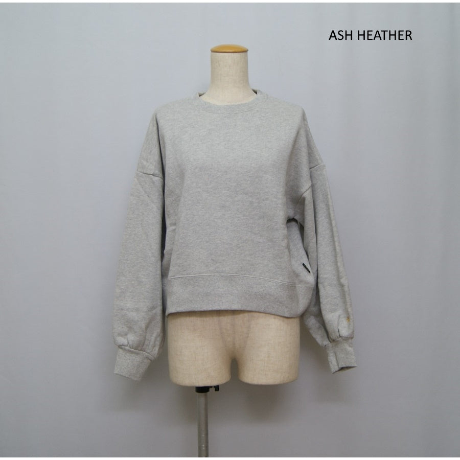 GOHEMP ゴーヘンプ RECTANGLE CREW レディース 秋冬 スウェット シンプル パフスリーブ