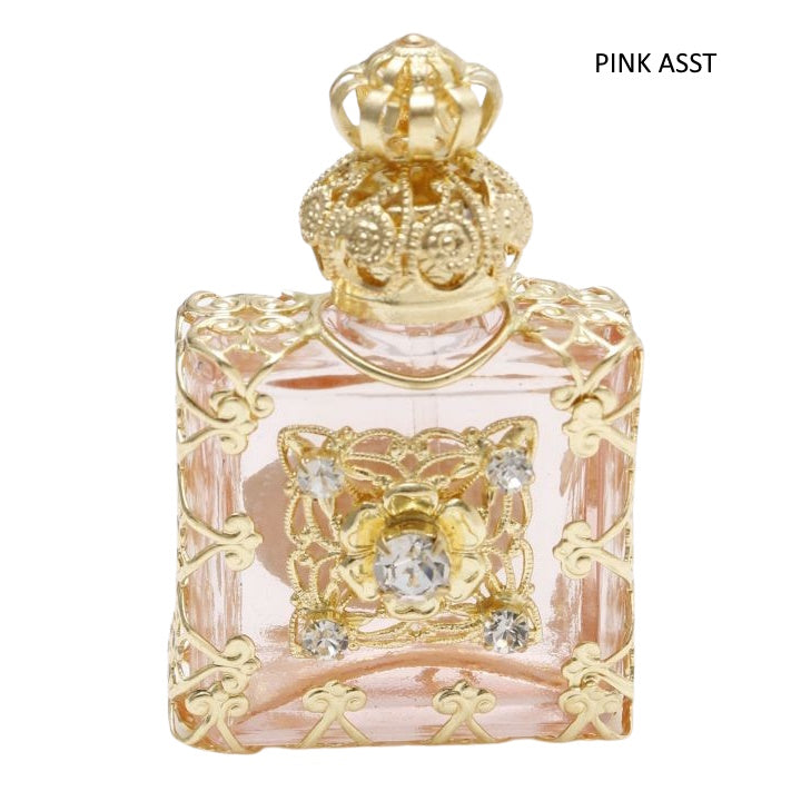 欧州航路 チェコガラスの香水瓶 ピエットアトマイザー チェコガラス チェコ ガラス細工