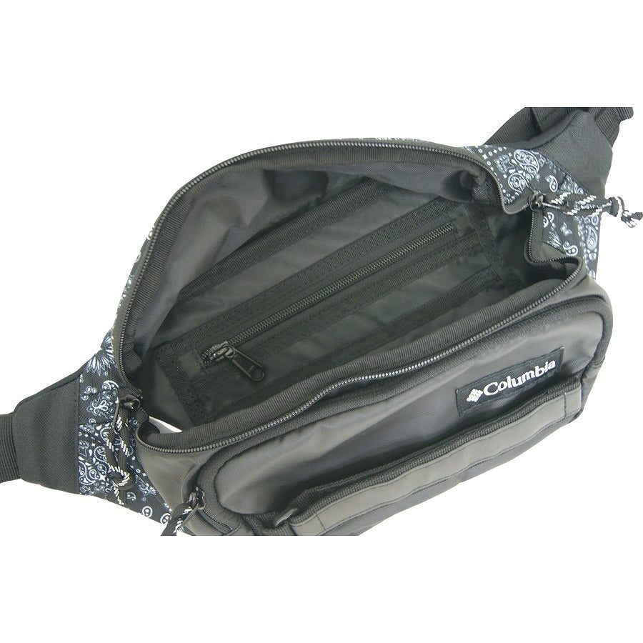 Columbia コロンビア third bluff s hip bag サードブラフSヒップバッグ Black paisley ブラックペイズリー