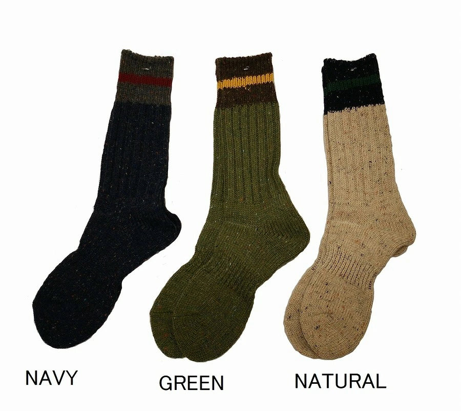 GOHEMP ゴーヘンプ HEMP LINE NEP CREW SOCKS/×ANONYMOUSISM