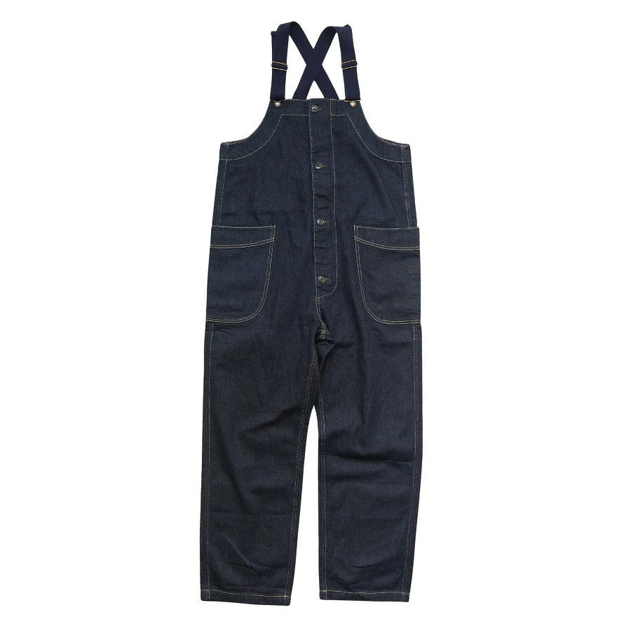 GOHEMP ゴーヘンプ TUBE VENDOR ALL PANTS/12ozH/C DENIM オーバーオール レディース サイズ26