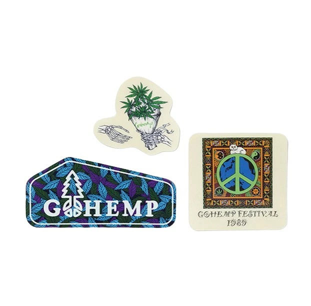 GO HEMP ゴーヘンプ ORIGINAL STICKERS PACK #G