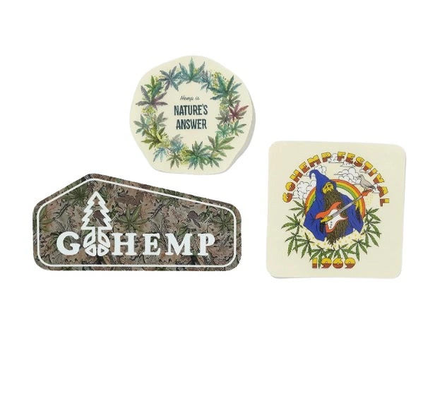 GO HEMP ゴーヘンプ ORIGINAL STICKERS PACK #H