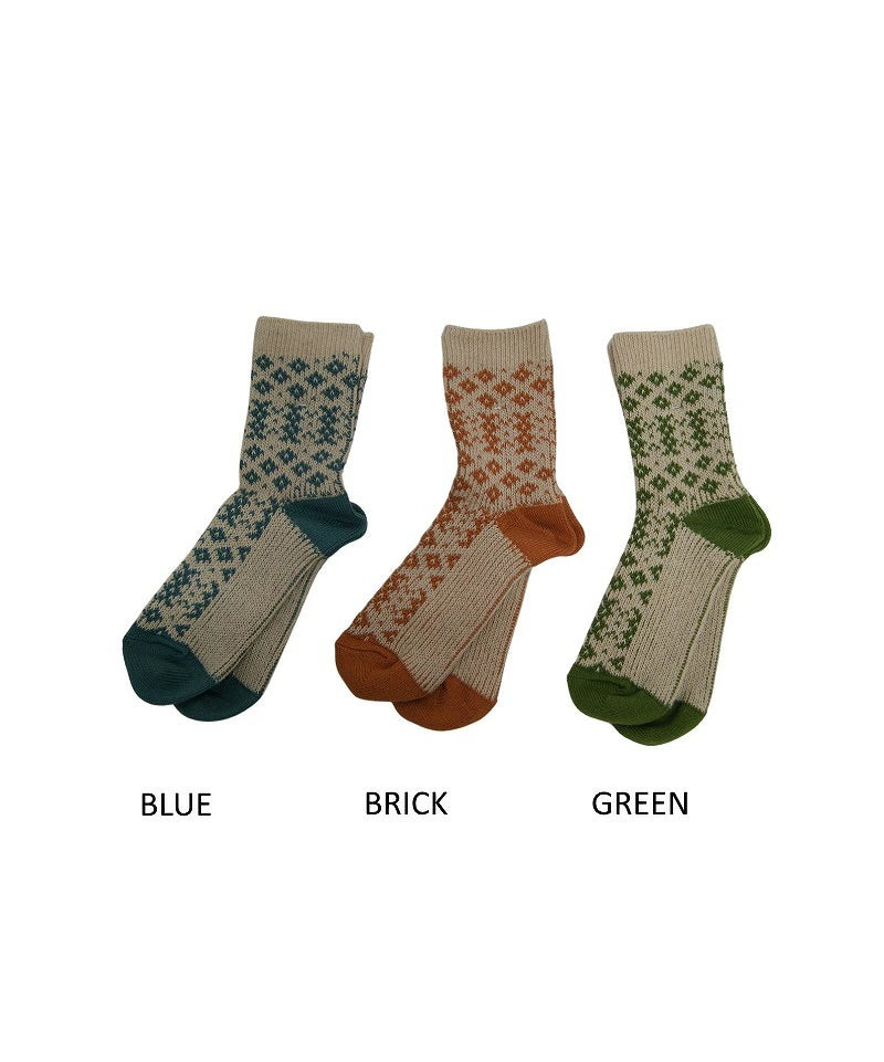 GOHEMP ゴーヘンプ JQ THREE QUARTER SOCKS ソックス 靴下 ヘンプ 秋冬