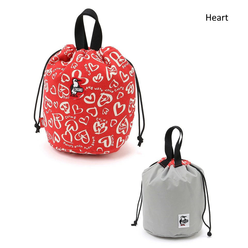 CHUMS チャムス リバーシブルミニバッグスウェット RV Mini Bag Sweat 巾着型ポーチ バケツ型トート