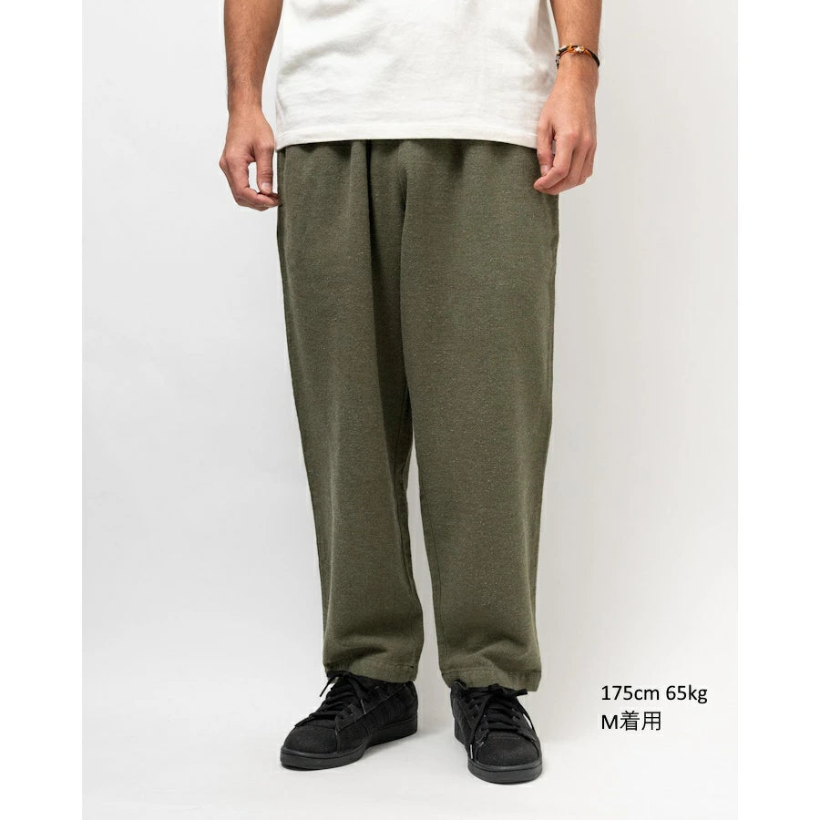 GOHEMP ゴーヘンプ GREEN HILL PANTS グリーンヒルパンツ 秋冬 メンズ ウエストにタックを入れ、ゆったりとしたサイジングのワイドイージーパンツ