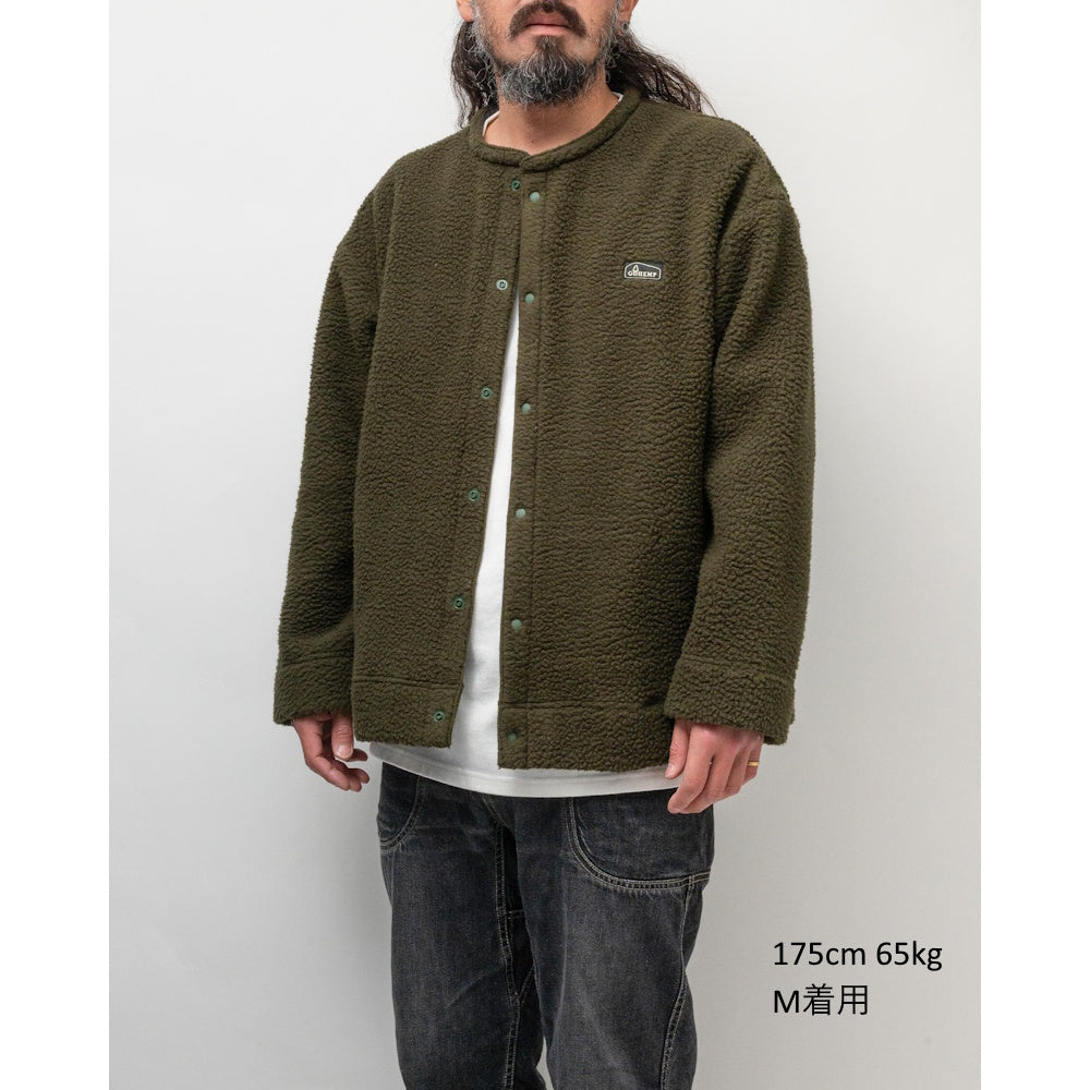 GOHEMP ゴーヘンプ NO COLLAR SHIRTS ノーカラーシャツジャケット GHC9142BSI