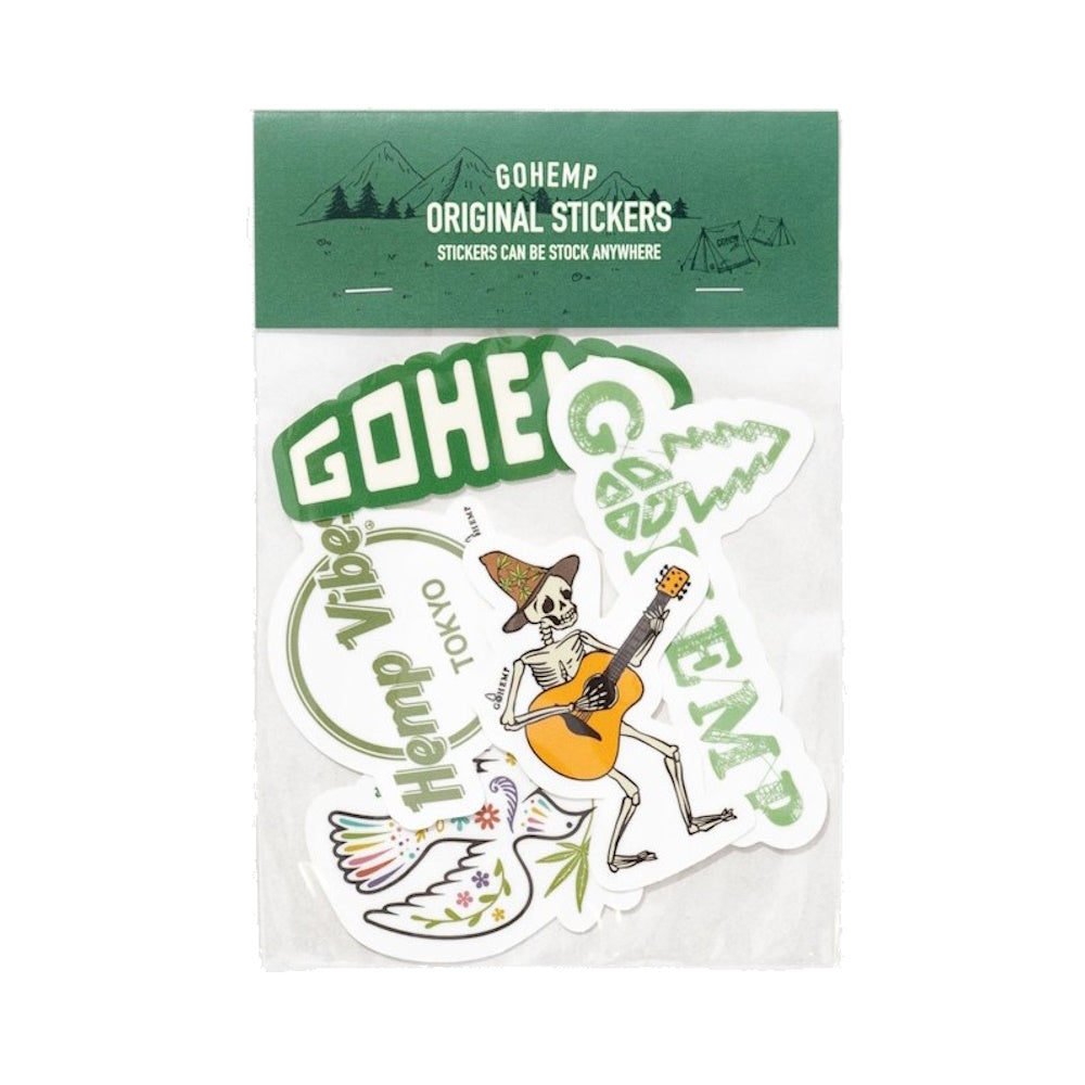GO HEMP ゴーヘンプ ORIGINAL STICKERS PACK #K