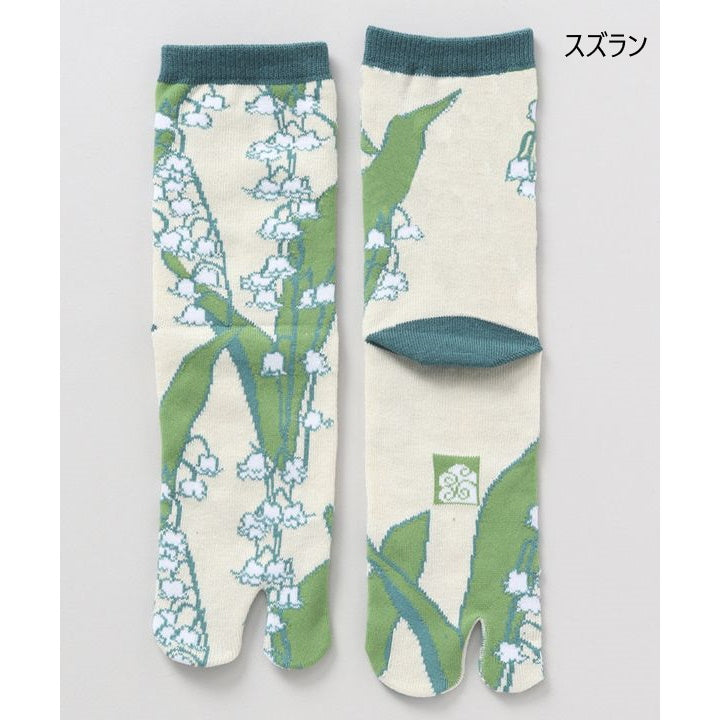 カヤ足袋(靴下)足袋ソックス 和装 桃 鈴蘭 ハナミズキ レディース